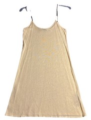 Zara Sheer Slip Dress Coverup NWT Spaghetti Straps Pale Yellow Size Small