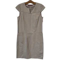 Comptoir Des Cotonniers Dress Size 34 Shift Mini Casual Neutral Preppy Classic