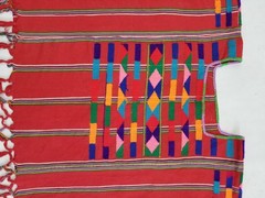 Vintage Traditional Guatemalan Hand Woven Huipil 86x60cms