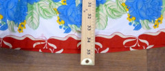 Grace French 50s Style Lined Red Floral Dress Women&rsquo;s 36 (U.S. size 6-Small)