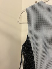 # Calvin Klein bodycon midi dress white black geometric Design Woman’s Size 4