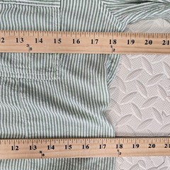 Roberta Roller Rabbit Murello Shirt Dress Women Small Green White Striped Preppy