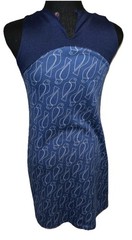 Global Desi XS Sleeveless Bird Theme Print Short Multicolor Dress