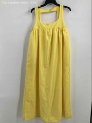 Pinnacle – Shruti Sancheti Womens Yellow Sleeveless Cut Out Shift Dress Size S