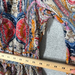 Dress Large Paisley Medallion Flowy Resort Feminine Artsy Abstract Twee Quirky