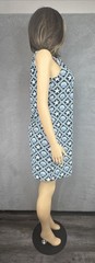Lulu B -Black /Blue Starfish Sleeveless Dress Keyhole Upf 50 Women’s Sz M NWT￼