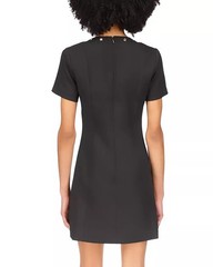 MICHAEL Michael Kors Womens Lace Up Mod Dress Size 6 Black