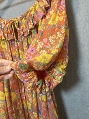 Spell & the Gypsy Collective Floral Dress Vibrant, Orange, Yellow Botanical