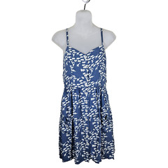 Cottagecore Boho Sleeveless Sundress M Animal Print Elephant Giraffe Tribal Mini