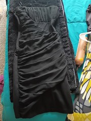 Zara new without tags black mini dress strapless
