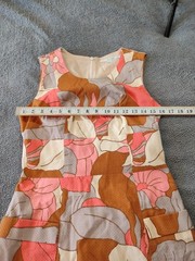 Boden Dress Womens S 10 R Cotton Smart Office Work Wear Lined Pink Grey Flower