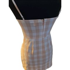 BP Womens Mini Sundress Size M Pink Plaid Sleeveless Spaghetti Strap Dress