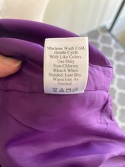 Coldwater Creek Women&rsquo;s 100% cotton lilac dress, mid calf length, full back sz 6