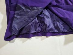 Calvin Klein Dress doubled breasted Size 6 Purple Belted Pockets Lined *FLAW