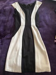 XOXO Womens Black and White Bodycon Dress – size 1/2