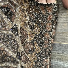 *ICONIC* ALL SAINTS PYTHON HAND-EMBELISHED PARTY DRESS SIZE UK 6 US 2 RRP £350