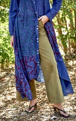 Free People Maxi Midi Dress Yuli Patchwork Snap Front Hi Lo Oversize Blue XS NWT