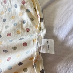 SM Wardrobe Multicolor Cream Polka Dot Fit Flare Party Dress Sz Small NEW!