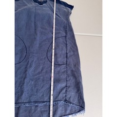 Wearables Linen V-Neck High Low Shift Dress with Pockets boho casual n3