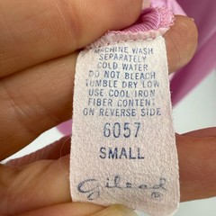 Vintage Pink Slip Dress Gown Sz S Gilead Babydoll Lace Trim Maxi Nylon Coquette
