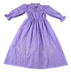 Hyacinth House Women&rsquo;s Dress Embroidered Dowling Midi Size Small In Lilac