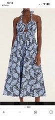 J.Crew Blue Paisley Bandana Dress