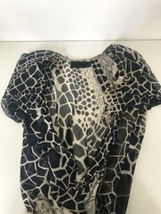 All Saints Giraffe Print Frannie Dress 100% Silk UK 6 WORN ONCE RRP £220