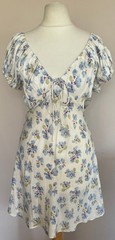 DOEN floral print silk-blend satin Sera mini dress