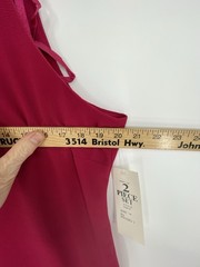 NWT Studio I Dress 14P Two Piece Jacket Dress Red Short Sleeve $69