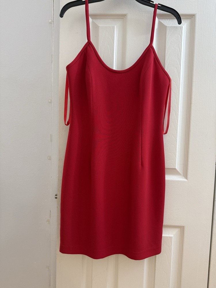 Andrea Polizzi for Rex Lester Red Solid Size 6,New, Very Elegant And Dressy.