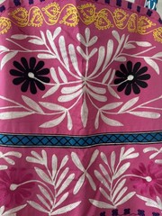 Alexis Aurora Pink Venise Embroidered Floral Dress Size XL