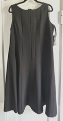 NWT BLACK LABEL by EVAN-PICONE boat neck pleated panels fit flare dress SZ14