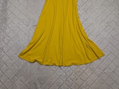 Universal Standard Dress Womens XS 10/12 Yellow Cai High Neck Tank Midi