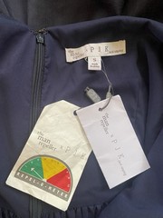 NEW The Man Repeller x PJK Patterson J Kincaid Paris Kramer Dress Small Blue