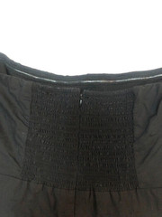 Ann Taylor Black sleeveless/off shoulder Dress size 14, 96% cotton 4% spandex