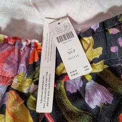 Anthropologie Dress XS Womens Multicolor Short Mini Sleeve Off The Shoulder