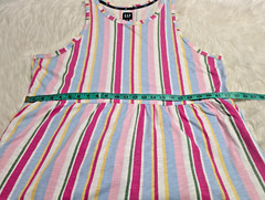 Gap Dress Lightweight Tiered Layered Sleeveless Summer XX-Large Pockets XXL W-17
