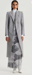 Scanlan Theodore Mesh Cloud Print Dress in grey, BNWT, RRP $650