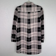 Kate Spade Woodland Plaid Griffin Dress Womens 0 Preppy Bow Tie Button Front