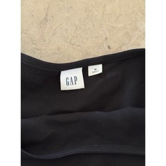 Gap Womens Black Rayon Blend Short Sleeve Belted Shift Dress Size M RN54023