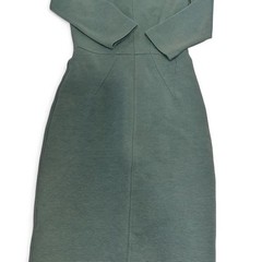 Boden blue midi dress with long sleeves size 2