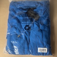 Women’s Smocked Fit And Flare Ruffled Dress Pockets Size XL Blue Resort Travel