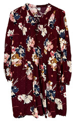 Old Navy Women&rsquo;s Floral Dress Long Sleeve Boho Lace Front Size Large