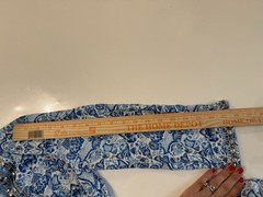 Nicoblu Shalimar Long Tunic Dress size 4 maxi Sapphire Jewel Embellishment