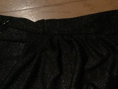Supertrash Black Sparkle Ruched Bodycon Dress Small UK8 Style Modele No CW14M236