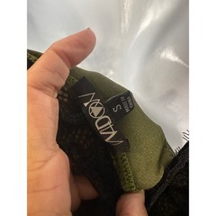 Widow Dolls Kill Take Me To The Altar Green Velvet Lace Slip Mini Dress Small