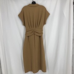 New Worthington Women&rsquo;s Button Down Dress “maple Syrup” Size Medium