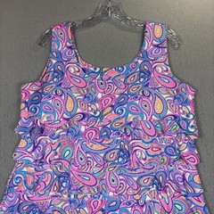 TANGO MANGO Collection Smooth Stretch Tiered Ruffle Tank Dress Size XL Lot of 2