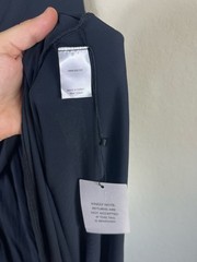HELSA The Apollo Jersey Dress Caviar Black Size Large NWT