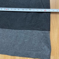 Vince Wool Shift Grey Black Color Block Dress 2 Pockets Casual Elegant Goth Chic